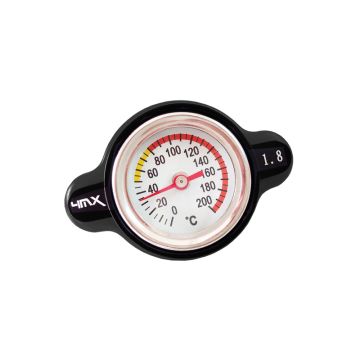 1,8 Bar Kühlerdeckel mit Temperaturanzeige Kawasaki, Suzuki, Yamaha, Honda 85, 150, 125, 250, 450