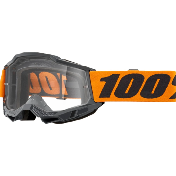 100% Accuri 2 Brille Schwarz Orange