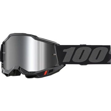 100% Accuri 2 Brille Schwarz verspiegelt