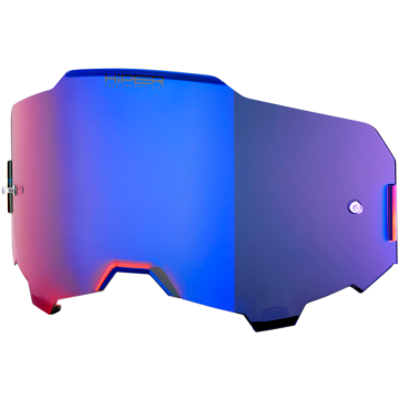 100% Armega Ersatzglas Hiper Blau verspiegelt