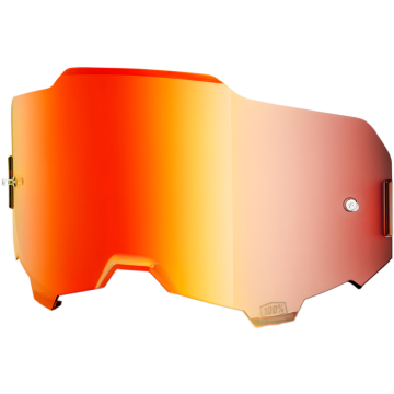 100% Armega Ersatzglas Rot verspiegelt