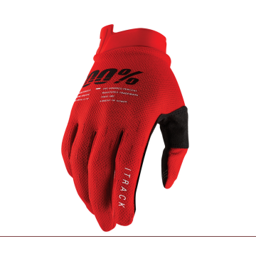 100% Handschuhe I-Track Rot