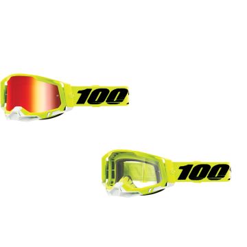 100% Racecraft 2 Brille Gelb