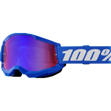 100% Strata 2 Brille Blau verspiegelt