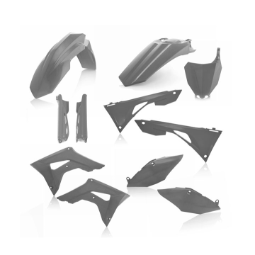 Acerbis Full Plastik Kit Grau Honda CRF 450 2019-
