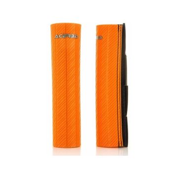 Acerbis Gabelprotektor / Gabelrohrprotektor Orange Universal