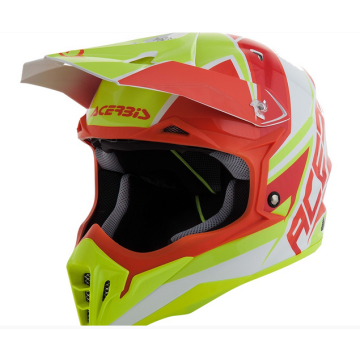 Acerbis Impact 3.0 Helm Rot, Neon Gelb