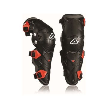 Acerbis Impact Evo 3.0 Knieschützer Schwarz - Rot