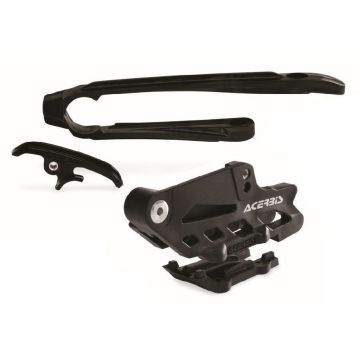 Acerbis Kettenführung + Schwingenschleifer Set Schwarz Husqvarna FC/TC 2014-2015 TE/FE 2014-2016