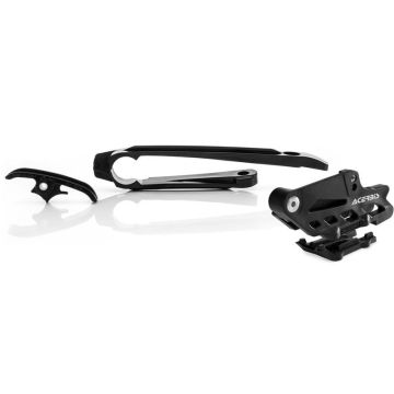 Acerbis Kettenführung + Schwingenschleifer Set Schwarz KTM EXC/EXC-F/TPI 250, 300, 350, 450, 500 2017-