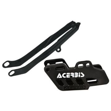 Acerbis Kettenführung + Schwingenschleifer Set Schwarz Yamaha YZF 250/450 2009-