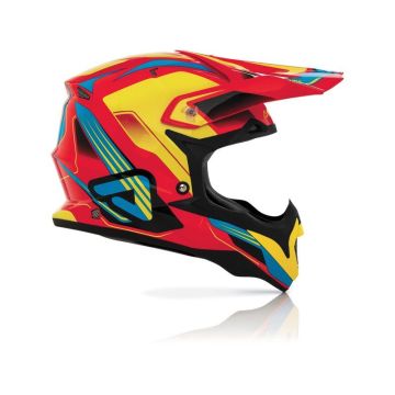 Acerbis Kryptonite Helm Rot Gelb Größe L XL