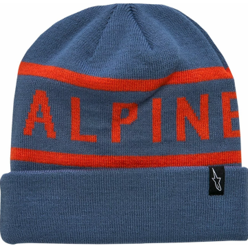Alpinestars Beanie Cuff Wordy Blau Rot
