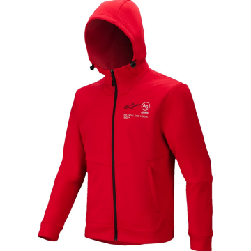 Alpinestars Racer MX Fleece Jacke Rot