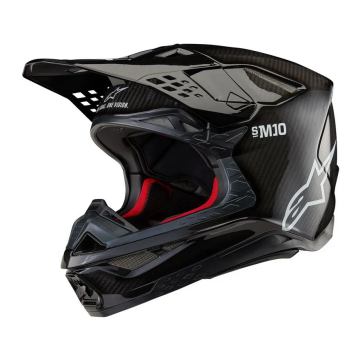 Alpinestars SM10 Helm Solid Carbon