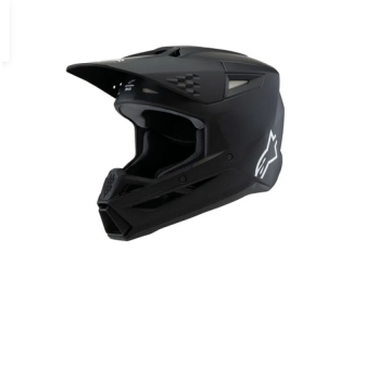 Alpinestars SM3 Jugend Kinder Helm Solid Schwarz