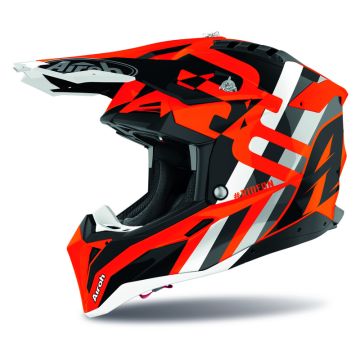 Airoh Aviator 3 Helm Rainbow Orange Matt Größe S