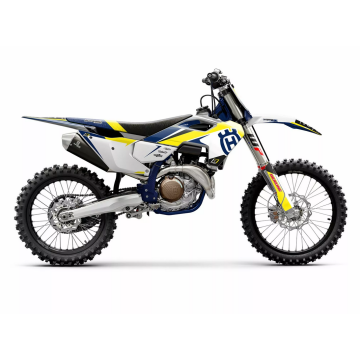 Blackbird Dekor mit Sitzbezug Blau Gelb Husqvarna TC, FC 125, 150, 250, 300, 350, 450 2023-
