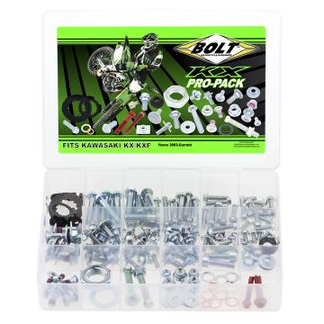 Bolt Pro Schrauben Kit 170 teilig Kawasaki KX KXF 2003-