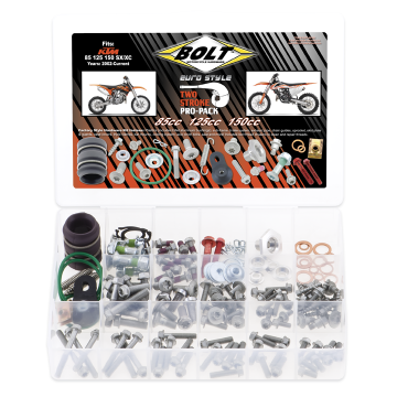 Bolt Pro Schrauben Kit 180 teilig KTM SX 85, 125, 144, 150 2002-