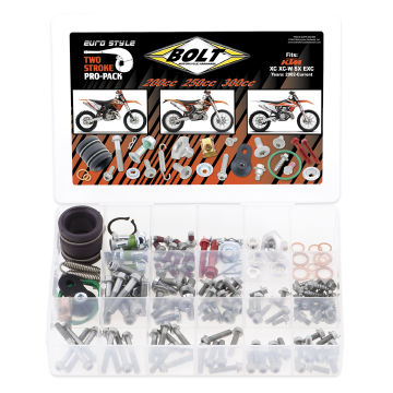 Bolt Pro Schrauben Kit 180 teilig KTM SX, EXC 250, 300 / Husqvarna TC, TE / GasGas MC EC