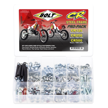 Bolt Pro Schrauben Kit Honda CR 125, 250, 500 1985-1998