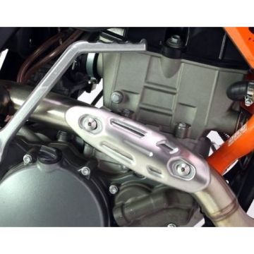 DRC Motorrad Auspuff Hitzeschutz Edelstahl Universal