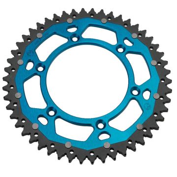 Dual Kettenrad Alu / Stahl Blau KTM SX 85 / Husqvarna TC 85 / GasGas MC 85