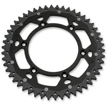Dual Kettenrad Alu / Stahl Schwarz Suzuki RM, RMZ 125, 250, 450