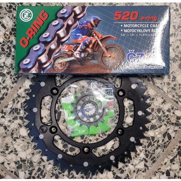 Dual O-Ring Kettenkit Schwarz KTM SX, SXF, EXC 125, 250, 300, 350, 450, 500, 525