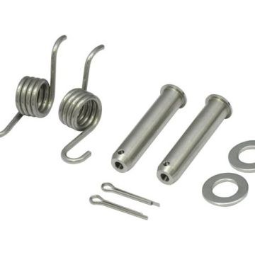Fußrasten Bolzen + Feder Kit KTM SX, SXF 125, 250, 350, 450 2016- / EXC, EXC-F, TPI 2017-