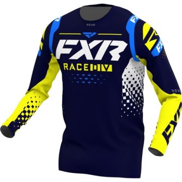 FXR Revo MX Jersey Midnight/White/Yellow M / XXL / 3XL
