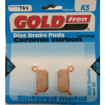 Goldfren Racing K5 Bremsbeläge 190 hinten KTM SX 50/60/65
