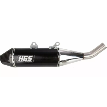 HGS Endschalldämpfer KTM SXF 250, 350, 450 2019-2022 / Husqvarna FC / GasGas Schwarz