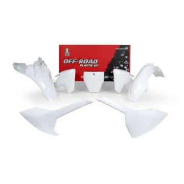 Husqvarna Plastik Kit mit Startnummerntafel Weiß TC 85 2018-
