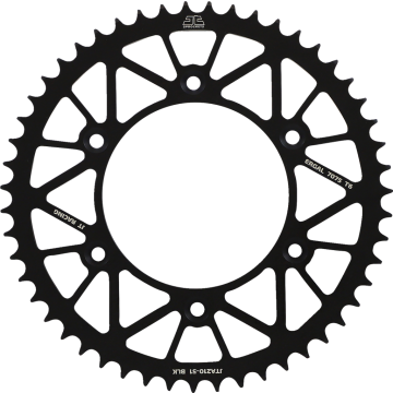 JT Aluminium Kettenrad 47-52Z Schwarz Suzuki RM RMZ DRZ 125, 250, 400, 450, 500