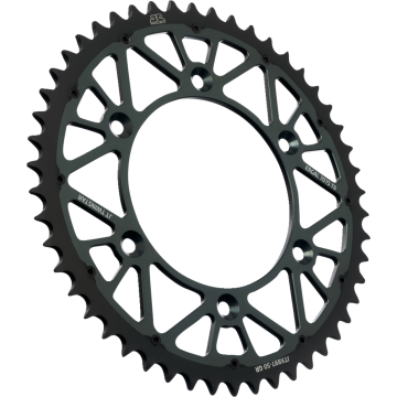 JT Dual Kettenrad Alu / Stahl Schwarz KTM SX, SXF, EXC, TBI / Husqvarna FC, TC, FE, TE / GasGas MC EC