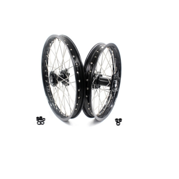 KKE Felgen Radsatz KTM, Husqvarna, GasGas 21" + 18" Schwarz