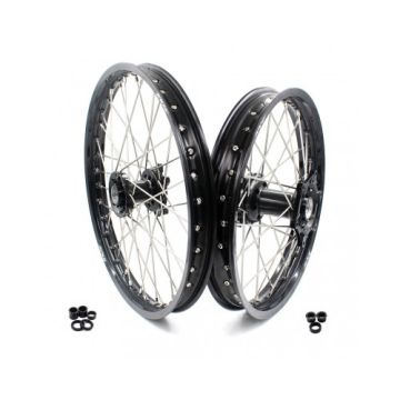 KKE Felgen Radsatz KTM, Husqvarna, GasGas 21" + 19" Schwarz