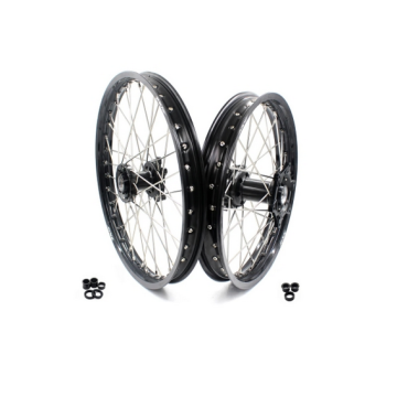 KKE Felgen Radsatz Triumph TF 250, 450 21" + 19" Schwarz
