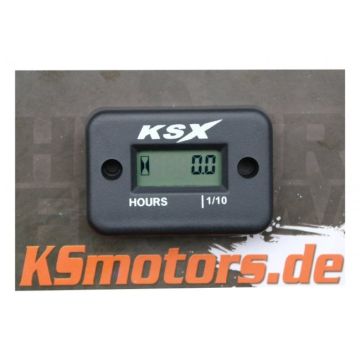 KSX Betriebsstundenzähler Schwarz
