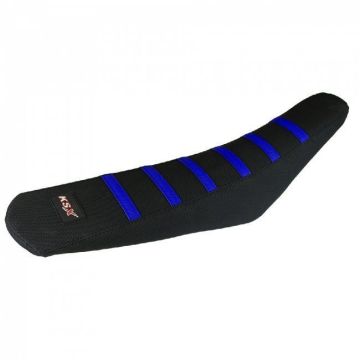 KSX Premium Sitzbankbezug Blau gestreift Yamaha YZF 250 2010-2013