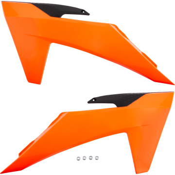 KTM Kühlerspoiler Neonorange SX, SXF 125, 250, 300, 350, 450 2023-2024 / EXC 2024-2025