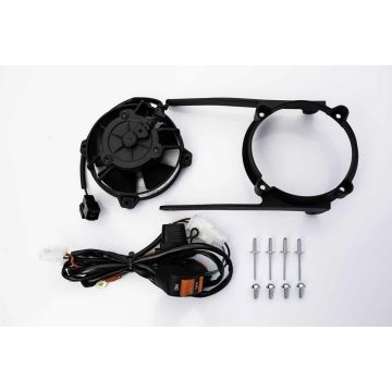Kühler Lüfter Set KTM, Husaberg, Husqvarna 2+4 Takt 2004-2026 mit Schalter