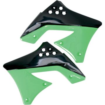 Kühlerspoiler Schwarz/Grün Kawasaki KXF 250 2010-2012