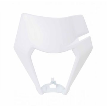 Lampenmaske Weiß KTM EXC XC-W TPI 125 250 300 350 450 500 2020-
