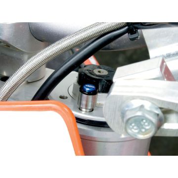 Mini Micro Gabelentlüfter Set M4 Schwarz KTM, Husaberg, Husqvarna WP 43/48