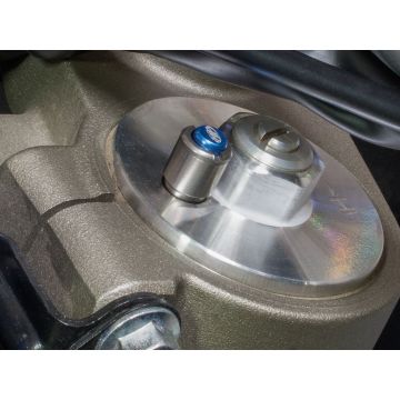 Mini Micro Gabelentlüfter Set M5 Silber KYB Kayaba Kawasaki, Honda, Suzuki, Yamaha