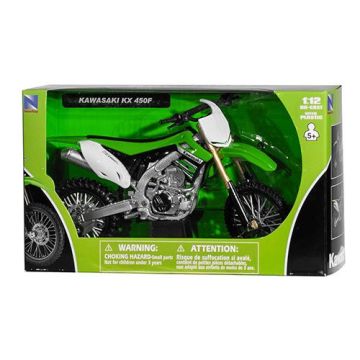 Miniatur 1:12 Kawasaki KXF 450 Kinder Spielzeug Motorrad