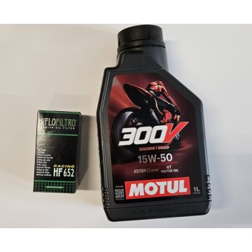 Motor Service Kit Motul 300V 15W50 + Ölfilter GasGas MC EC 250f, 350f, 450f 2021-